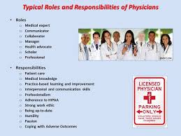 Doctors Roles And Responsibilities Medical Knowledge Medical Careers Patient Care