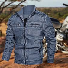 Né dans les années 20 pour habiller les motards, on a vite attribué au perfecto homme une image sulfureuse. Perfecto Hommes Veste En Jean Grande Taille Solide Causales Lave Veste Moto En Simili Cuir A Col Bleu Bleu Cdiscount Pret A Porter