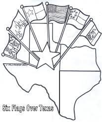 While texas has had a variety of flags flown (like the familiar six flags over texas), it has only had one official state flag. Six Flags Over Texas
