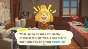 Animal Crossing New Horizons Acnh Guides Unlocks Crafting Upgrades Items Visitors Crafting Recipes Animal Crossing Maple Leaf