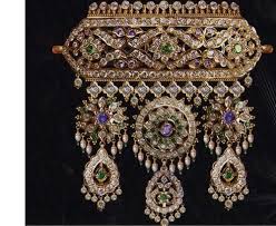 Rajasthani Rajwadi Necklace In Udaipur Rajasthan India Rajasthan Gems Jew Bridal Gold Jewellery Designs Bridal Jewelry Collection Kundan Jewellery Bridal