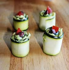 Zucchini Roll Ups With Guacamole Recipe Zucchini Rolls Appetizers Low Carb Appetizers