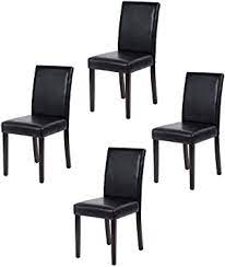 We did not find results for: Amazon Com Dining Chairs Dining Room Chairs Parsons Set Of 4 Dining Side Chairs For Home Kitchen Living Room Leather Black Chairs