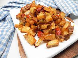 Alexa S Spicy Breakfast Potatoes Recipe Breakfast Potatoes Potato Breakfast Recipes Breakfast Potatoes Easy