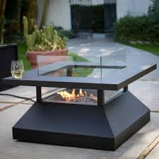 Red Ember Kiel 34 In Gas Fire Pit Table With Optional Tank Hideaway Table Hayneedle Gas Fire Pit Table Fire Pit Table Gas Firepit