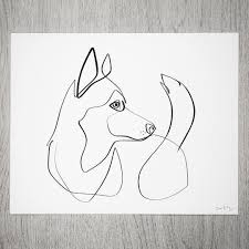 Crystal Lost Her Siberian Husky Zeus 6 Years Ago Due To Epilepsy She Wanted A Portrait Of Zeus And To Give Him A P Dog Line Art Husky Tattoo Line Art Drawings