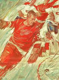 Gordie howe was an incredible ambassador for the game of hockey, red wings general manager ken holland said. Hockey Art Puckstruck Page 2
