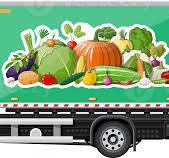 Truck car full of vegetables products 35772051 PNG