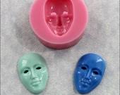 Face Mask Mold Silicone Mould Resin Polymer Clay Fondant Chocolate Wax  (339)