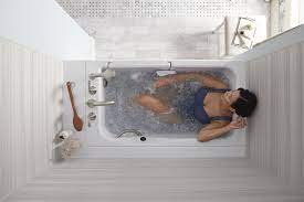 Soaking in hot water helps to ease. Air Tubs Vs Whirlpool Baths Let S Compare Kohler Walk In Bath