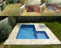 Cinder Block Swimming Pool Small Backyard Pools Backyard Pool Swimming Pools