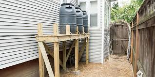The gradybarrels rain barrel kit is a simple yet beautifully effective and durable design. Diy Rain Barrel Stand For Multiple Rain Barrels Practically Functional