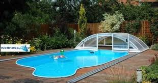 Well Solutions Pool Schwimmbad Uberdachung 8 52 M Pool Schiebehalle Abdeckung 8 52 M L 852 X B 470 X H 130 Cm Well Solutio Poolabdeckung Pool Spa Swimming Pool