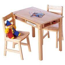 Lipper Childrens Rectangular Table And Chair Set Walmart Com Walmart Com