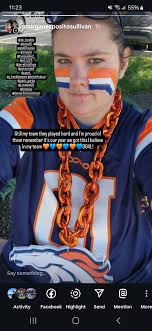 Broncos players view fan's instagram post