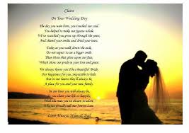 To My Daughter On Her Wedding Day From Mum Or Dad Personalised Gift Wedding Day Message To Daughter Wedding Speech