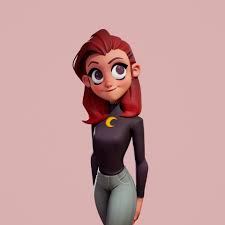 Artstation Redhair Ladislas Gueros Zbrush Character Cartoon Character Design Illustration Character Design