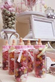 Pink Yellow Baby Girl Shower Baby Shower Party Ideas Photo 5 Of 26 Baby Shower Baby Shower Fun Baby Shower Inspiration