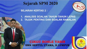 Berikut adalah koleksi kertas soalan dan skema jawapan bagi peperiksaan percubaan spm tahun 2019 serta tahun 2020 untuk rujukan para pelajar. 2 Analisis Soalan Sejarah Kertas 2 Dan Soalan Ramalan Sejarah Spm 2020
