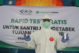 Nu Care Lazisnu Gelar Rapid Test Gratis Untuk Santri Republika Online