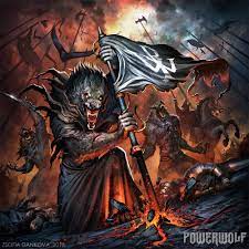 Artstation Powerwolf Fire Forgive Zsofia Dankova Werewolf Art Album Art Werewolf
