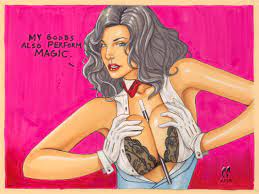 Zatanna's Magical Breast by Chris Foulkes, in Christopher Foulkes's Chris  Foulkes Artwork Comic Art Gallery Room