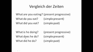 Man erfährt also, wann jemand etwas getan. Simple Past Auf Deutsch Erklart Youtube
