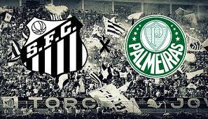 Breno lopes (palmeiras) de cabeça do meio da área no ângulo superior direito. Confrontos Santos X Palmeiras Acervo Historico Do Santos Fc
