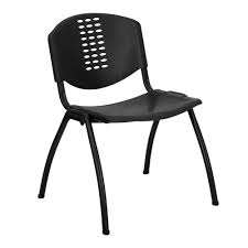 Riverstone Furniture Collection Plastic Stack Chair Black Flash Furniture Versatile Chairs Stackable Chairs