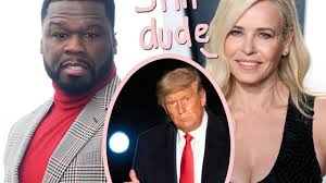 She literally just offered to pay his taxes for him. Chelsea Handler Drags Ex Boyfriend 50 Cent Over His Donald Trump Support Perez Hilton