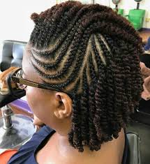 Two strand twists has been deemed the easiest method that you can do yourself simply because after you have done the twists you pretty much allow your hair to matt on itself to create the loc; Two Strand Twists With Cornrows After A Kundji Natural Spa Facebook