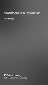 Rated R Questions ANSWERED! | Patreon