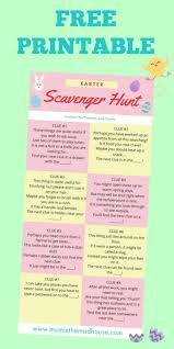 Easter Egg Hunts For Teenagers Easter Scavenger Hunt Easter Egg Fillers Easter Egg Scavenger Hunt
