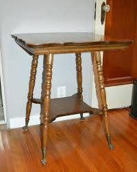 Glass Ball And Metal Claw Foot Table 1890 1910 Parlor Table Table Dresser Furniture