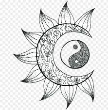Includes images of baby animals, flowers, rain showers, and more. Download Tumblr Moon Sol Luna Sticker Png Tumblr Flower Moon Artsy Coloring Pages Png Free Png Images Toppng
