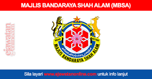 Permohonan adalah dipelawa daripada wargan. Majlis Bandaraya Shah Alam Mbsa 21 Mac 2017 Jawatan Kosong 2020