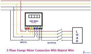 Three phase four wire active energy meter which purchase standard configuration 7 lcd digits display, 6+1 digits display (999999.1kwh), may select 5+1led digits display. Pin On Diagram