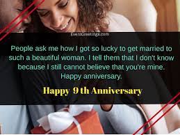 20 Happy 9 Year Anniversary Quotes Events Greetings