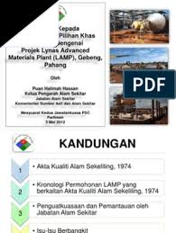 Ulasan dari jabatan alam sekitar. Jabatan Alam Sekitar