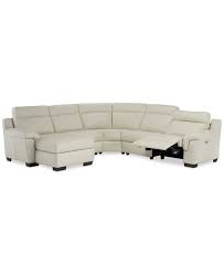 1234567 for big saving 20% off. Furniture Julius Ii 5 Pc Leather Chaise Sectional Sofa With 1 Power Recliner Power Headrest Usb Power Outlet Created For Macy S Reviews Furniture Macy S