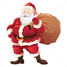 2,000+ vectors, stock photos & psd files. Happy Santa Holding A Present Sack Vector Image 1946374 Stockunlimited