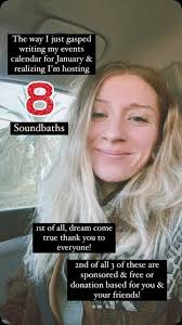 This New Year's Day 1/1, come out and shake off the old year's dust and  confetti for a special musical event with Fiona and I performing an  immersive sound bed and bath