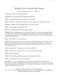 The Birth Of Jesus Reader S Theater Script Readers Theater Scripts Readers Theater Birth Of Jesus