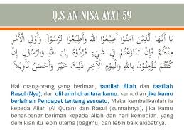 Isi kandungan surat an nisa ayat 59 berikut ini adalah isi. Surat An Nisa Ayat 59 Latin Dan Artinya Python