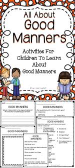 Good Manners Manners Activities Manners Preschool Manners For Kids