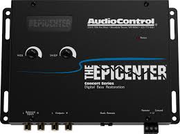 There is 1 preamp input channel built into the processor. Audiocontrol The Epicenter Concert Series Digital Bass Restoration Processor Black The Epicenter Best Buy