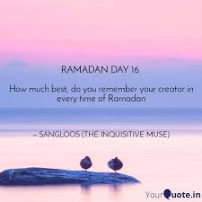 Words have a way of creating a massive. Ramadan Quotes Sangloos