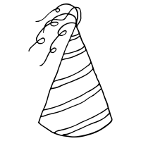 Birthday Hat Icons Download Free Vector Icons Noun Project Check out our party hat drawing selection for the very best in unique or custom, handmade pieces from our shops. https creativecommons org licenses by 3 0