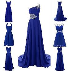 New Royal Blue Plus Size Chiffon Wedding Bridesmaid Dress Evening Formal Go Royal Blue Bridesmaid Dresses Wedding Bridesmaids Dresses Blue Blue Wedding Dresses