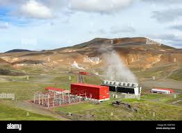 Krafla Geothermal Power Plant Iceland Stock Photo - Alamy